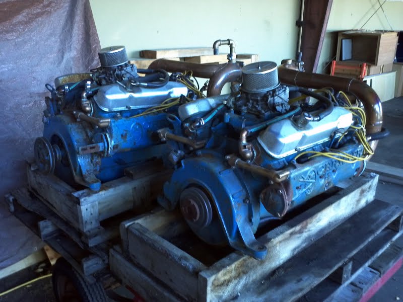 Twin Chrysler 383 mystery engines... Any info?