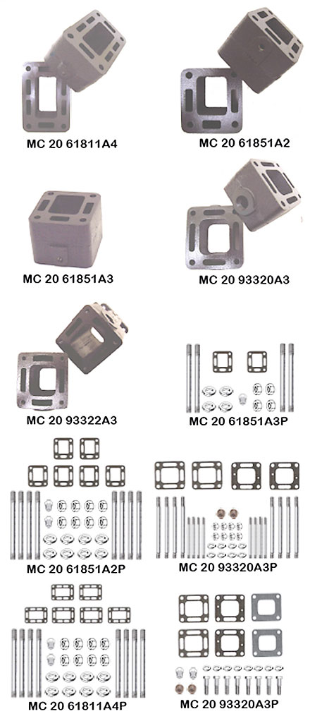 Mercruiser 3" & 6" Riser Kits