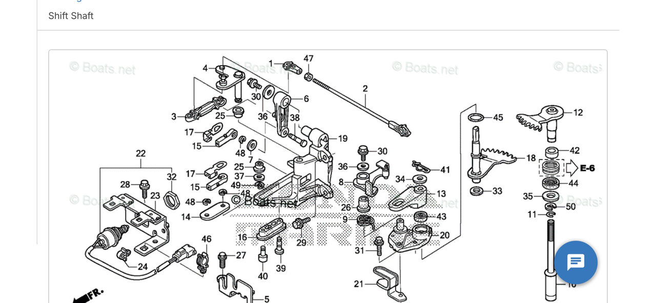Honda BF150 Shift Shaft diagram.png