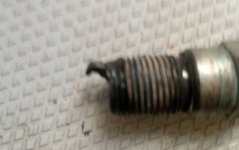Sparkplug Melted.JPG