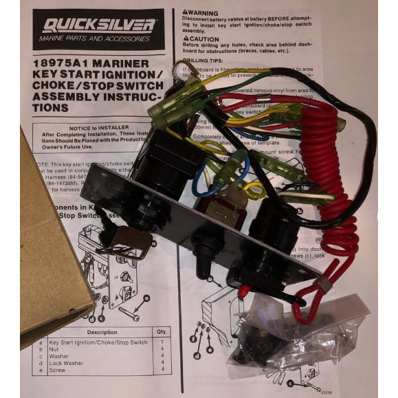 Mercury Quicksilver 18975A 1 - Key/Switch