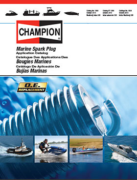 Champion Outboard & Inboard Motor Spark Plug Guide