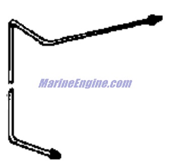 Evinrude Johnson OMC 0380451 - Fuel Line Assembly