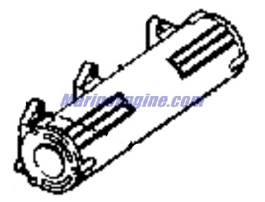 Evinrude Johnson OMC 0380995 - Exhaust Manifold & Stud Assembly