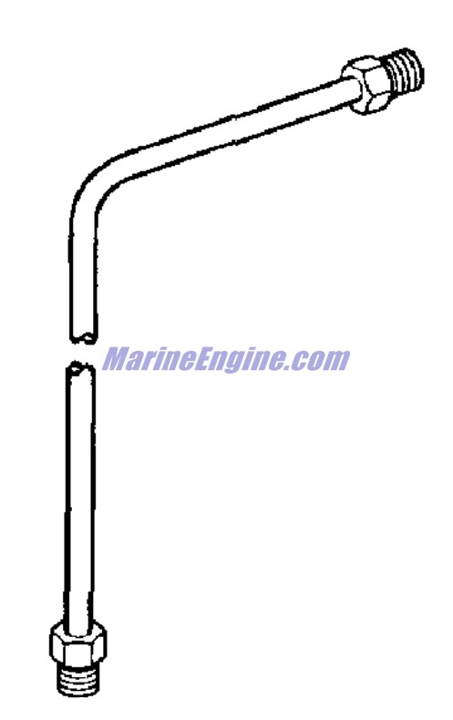 Evinrude Johnson OMC 0984548 - Fuel Line Assembly