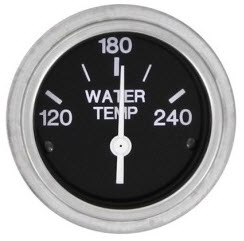 Water Temp, 120-240°F, Sender Required 80590P - SeaStar Solutions Teleflex Marine Gauges and Compasses - MarineEngine.com